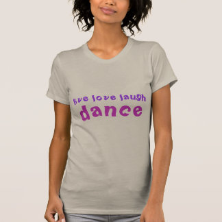 T-shirt la pièce en t d'amour de rire des femmes vivantes