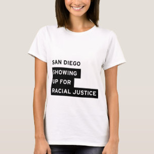 T-shirt La pièce en t de femmes blanches de SURJ San Diego