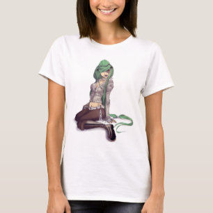 T-shirt La pièce en t de la femme de Moncale