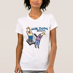 T-shirt La pièce en t de la femme d'école d'Orion