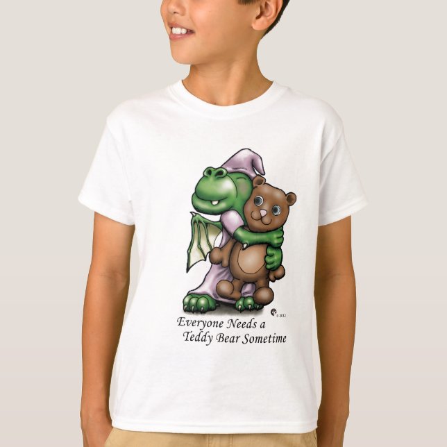 T-shirt La pièce en t de l'enfant de dragon (Devant)
