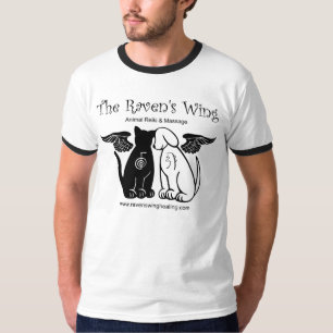 T-shirt La pièce en t de sonnerie de l'aile de Raven