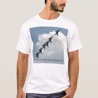 T-shirt La pièce en t d'équipe de démonstration d'anges