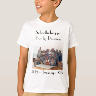 T-shirt La pièce en t des enfants de la Réunion de famille