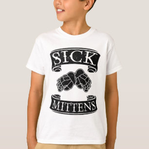 T-shirt La pièce en t des enfants malades de mitaines