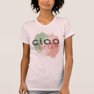 T-shirt la pièce en t des femmes de bella de ciao