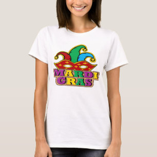T-shirt La pièce en t des femmes de mardi gras