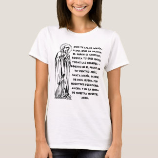 T-shirt La pièce en t des femmes de Mary de grêle