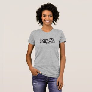 T-shirt La pièce en t des femmes de traction de boycott