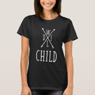 T-shirt La pièce en t des femmes sauvages d'enfant