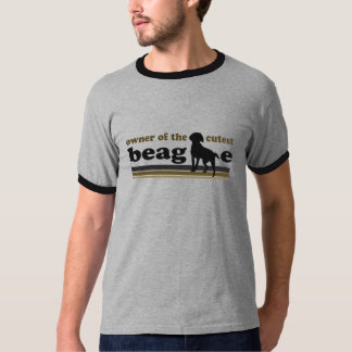 T-shirt La pièce en t des hommes de beagle les plus