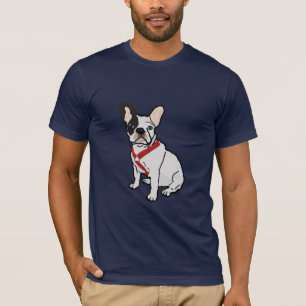 T-shirt La pièce en t des hommes de bouledogue français