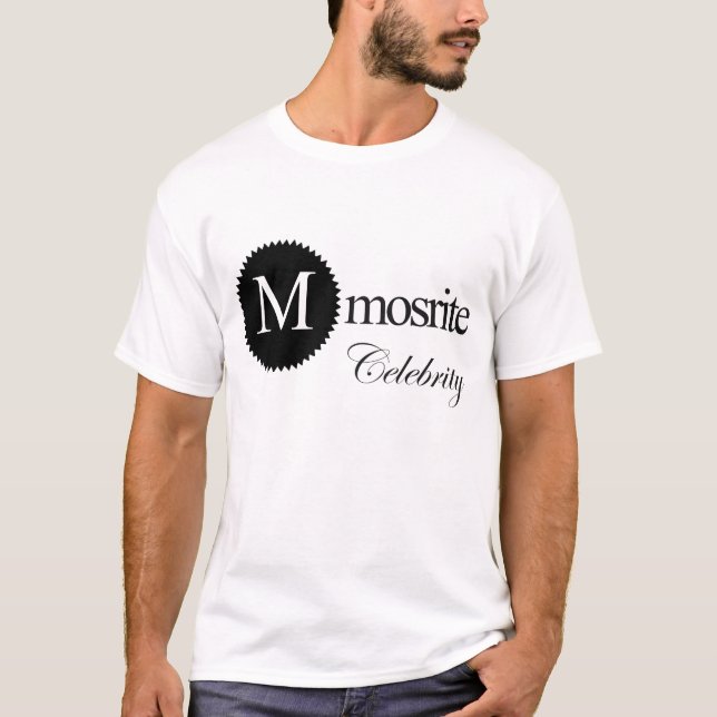 T-shirt La pièce en t des hommes de célébrité de Mosrite (Devant)