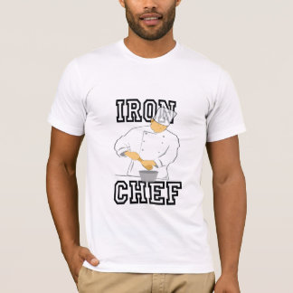 T-shirt La pièce en t des hommes de chef de fer