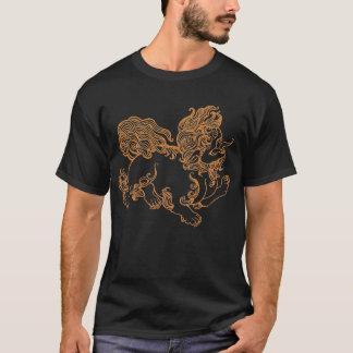 T-shirt La pièce en t des hommes de chien de Foo