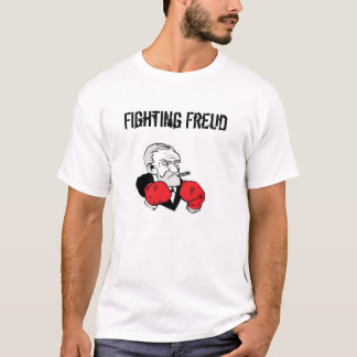 T-shirt La pièce en t des hommes de combat de Freud