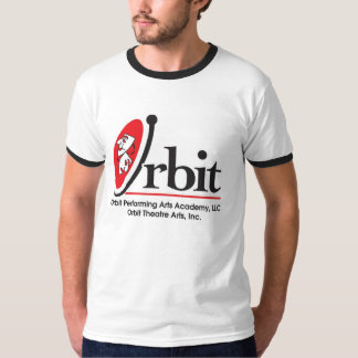 T-shirt La pièce en t des hommes de logo d'orbite