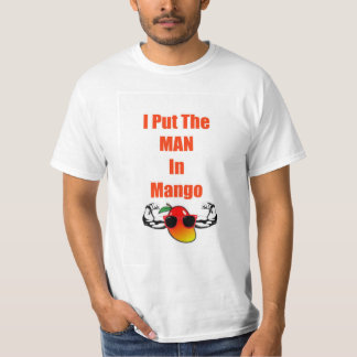 T-shirt La pièce en t des hommes de mangue
