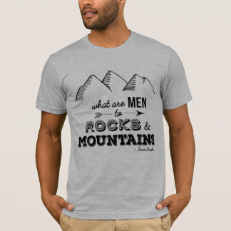 T-shirt La pièce en t des hommes de "montagnes" de fierté