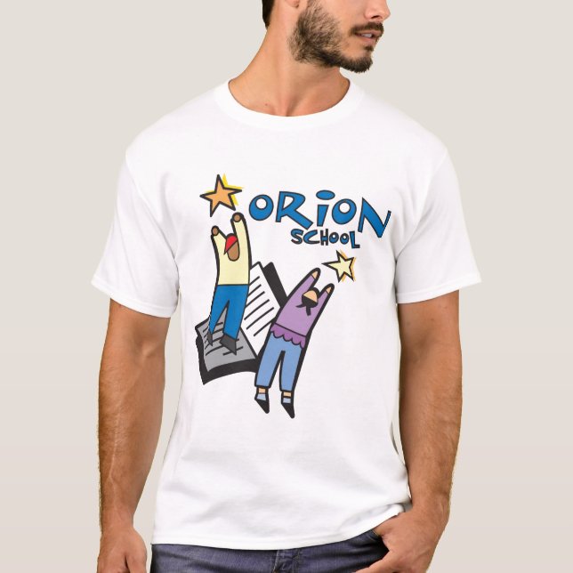 T-shirt La pièce en t des hommes d'école d'Orion (Devant)