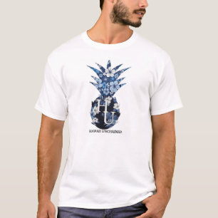 T-shirt La pièce en t des hommes floraux de logo
