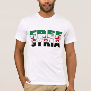 T-shirt La pièce en t des hommes libres de la Syrie