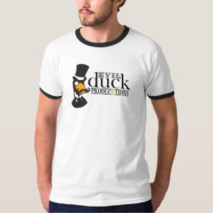 T-shirt La pièce en t des hommes mauvais de canard (logo