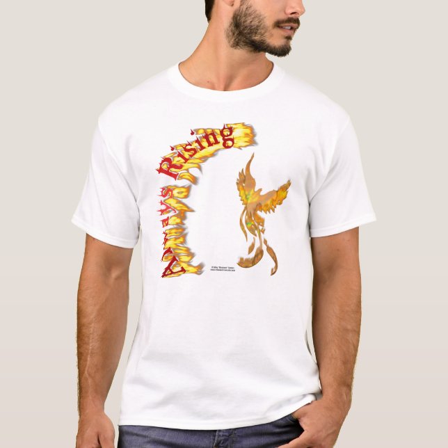 T-shirt La pièce en t des hommes se levants toujours de (Devant)
