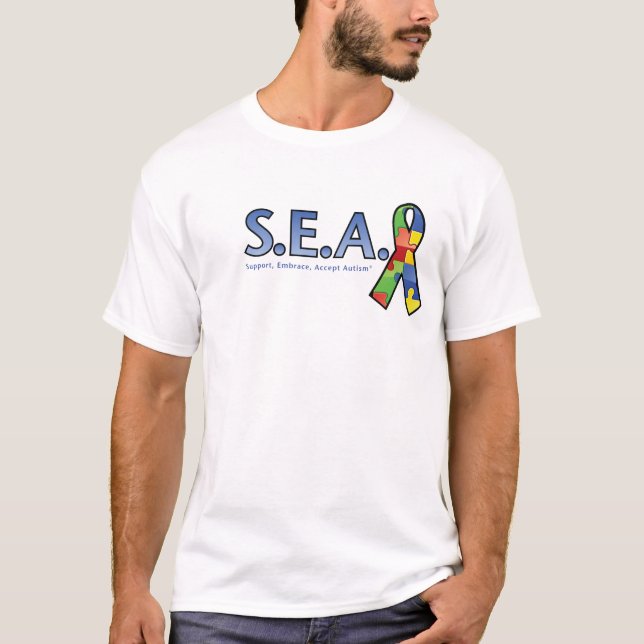 T-shirt La pièce en t d'hommes de MER (Devant)