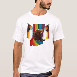 T-shirt La pièce en t d'ours des hommes gais de fierté
