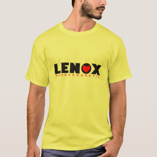 T-shirt La pièce en t jaune des hommes de Luv Lenox©