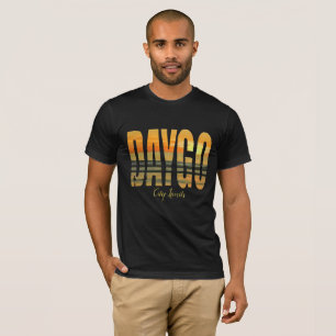 T-shirt La pièce en t/noir des hommes de Daygo (limites de