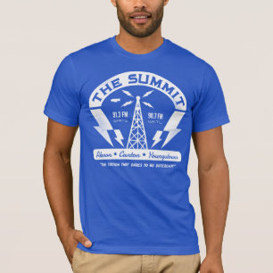 T-shirt La pièce en t vintage du logo du sommet (hommes)