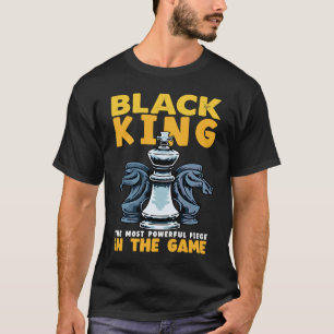 T-shirt La pièce la plus puissante du jeu Black King 5