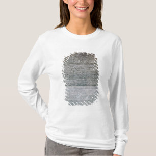 T-shirt La pierre de Rosetta, de St Julien de fort,