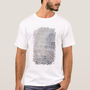 T-shirt La pierre hellénistique d'épigraphe, a trouvé d