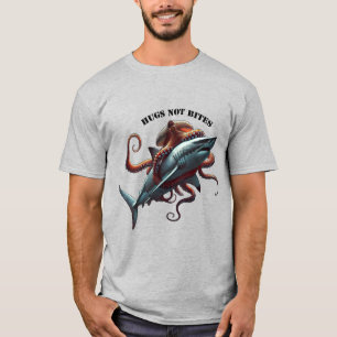 T-shirt La pieuvre géante qui s'accroche à une énorme URM