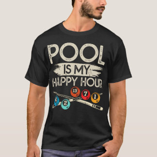T-shirt La Piscine Est Mon Heure Heureuse