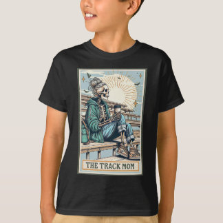 T-shirt La Piste Maman Skeleton Tarot Card Runner M
