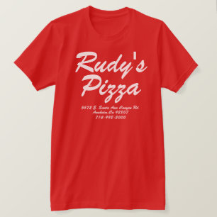 T-SHIRT LA PIZZA ANAHEIM LA CALIFORNIE DE RUDY