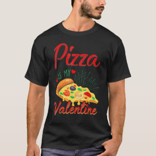 T-shirt La pizza anti-Valentin pour adultes est ma Saint V