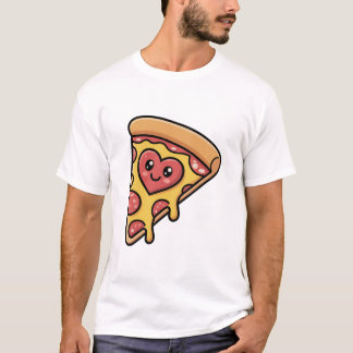 T-shirt La pizza est ma chemise Saint-Valentin