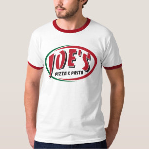 T-shirt La pizza et les pâtes de Joe