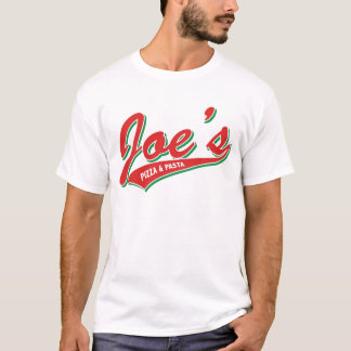 T-shirt La pizza et les pâtes de Joe