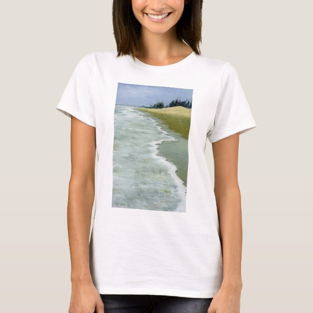 T-shirt La plage 2004 (Devant)
