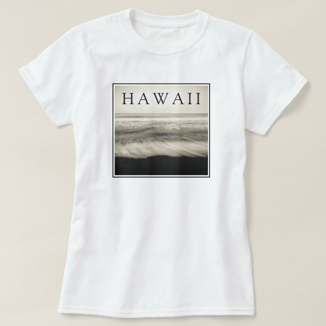 T-shirt La plage de Big Island Hawaï (Design devant)