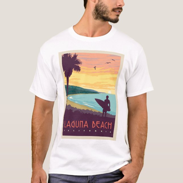 T-shirt La plage de Laguna | La plage de Laguna (Devant)