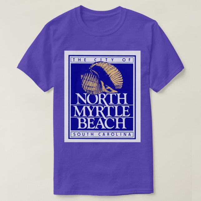 T-shirt la plage du myrte nord (Design devant)