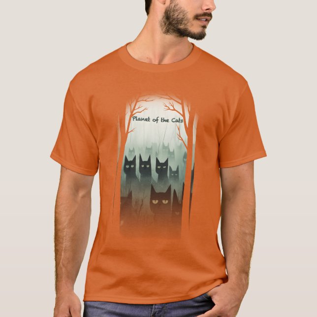 T-shirt La planète des Chats ami (Devant)