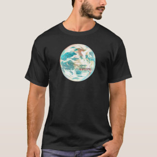 T-shirt La planète est flamme...